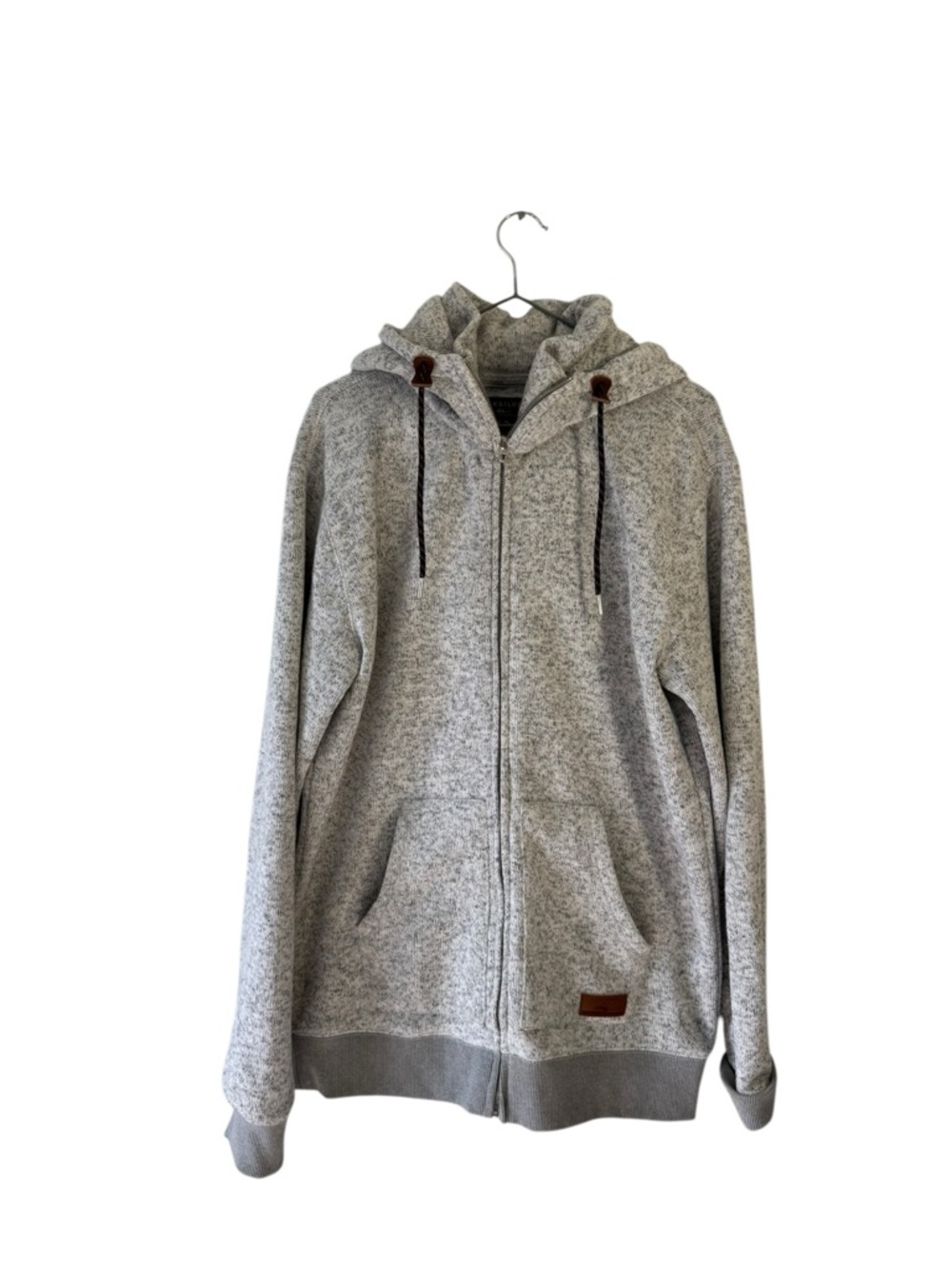 Quiksilver Premium Knit Zip Hoodie (L) – Heavyweight / Cozy Luxe